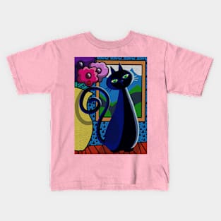 ABSTRACT CAT Kids T-Shirt